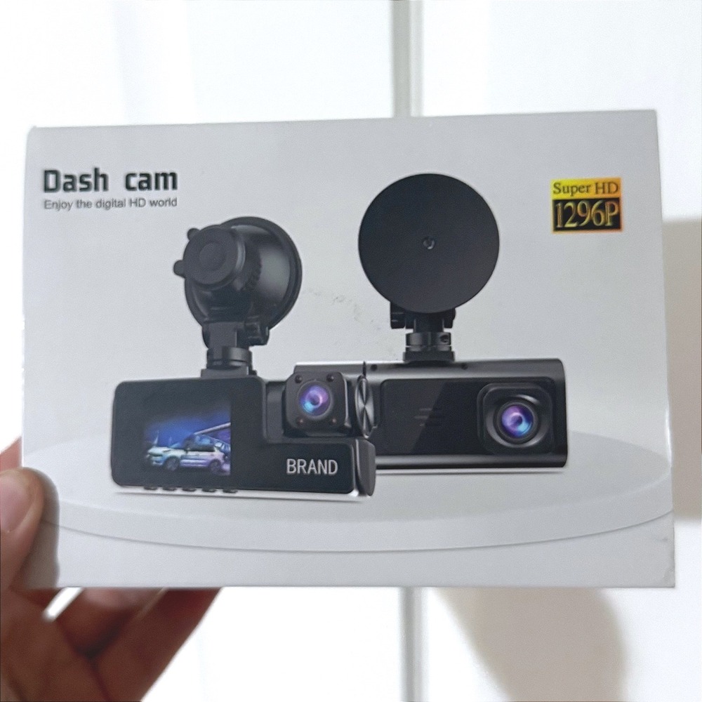 Vehicle BlackBOX DVR Dash‎ Cam Super HD 1296P Dual Lens 170 Wide Angle G-Sensor